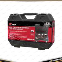 46 Pcs of PK Tool Compression & Leak Tester Master Kit Petrol & Diesel Engine