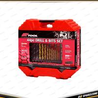 44 Pcs of PK Tool Drill & Bits Set 20 Drills 16 Single Ended 6 Double Ended Bits