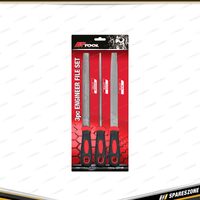 3 Pcs of PK Tool 200mm 8 Inch Engineeers File Set - Flat Round & Half Round