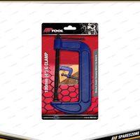 PK Tool 100mm 4 Inch G-Clamp - Heavy Duty Steel Frame for Strength & Durability