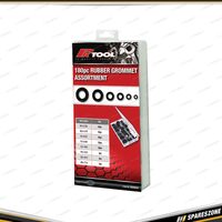 180 Pcs of PK Tool Rubber Grommets Assortment - In Re-sealable Plastic Case