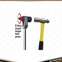 PK Tool Impact Wrench - 1/2 Inch Drive 8 Times Torque Twist Cr-V Steel