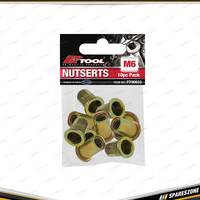 10 Pcs of PK Tool M6 Nutserts - Alloy Steel to Suit Nutsert Rivet Tools