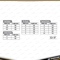 16 Pcs of PK Tool Punch & Chisel Set - Single Piece Construction Easy to Use