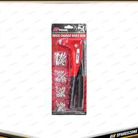 PK Tool Rivet Gun - with 4 in 1 Nose Piece & 40 Rivets 90 Degree Riveting