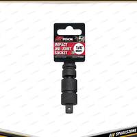 PK Tool 1/4 Inch Drive Quick Release Impact Socket Locking Universal Joint