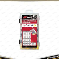 175 Pcs of PK Tool Wire Terminals Assortment Kit - In Re-Sealable Plastic Case