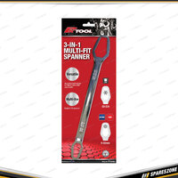 PK Tool 3 In 1 Multi Fit Spanner - Fits Metric SAE & TORX Nuts & Boltsh Cr-V
