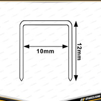1000 Pcs of PK Tool 12mm x 10mm Replacement Staples - Suit Most T50 Staple Guns