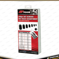 200 Pcs of PK Tool Screws Hex Head Assortment - for Use with Hex Allen Keys