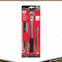 4 Pcs of PK Tool 3/8 Inch Drive Flexi-Ratchet Spark Plug Spanner Set