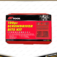 100 Pcs of PK Tool 1/4 Inch Hex Drive Combination Screwdriver Bits Set