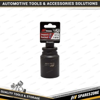 PK Tool 3/4" Drive Deep Impact Socket - 1-9/16" 6 Point Black Phosphate Finish