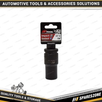 PK Tool 3/4" Drive Deep Impact Socket - 7/8" 6 Point Black Phosphate Finish