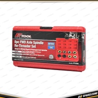 8 Pcs of PK Tool FWD Axle Spindle Re-Threader Set - Metric & SAE Spindle Threads