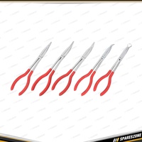 5Pc PK Tool Hose & Long Reach Plier Set - Heat Treated High Grade Carbon Steel