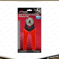 PK Tool Multi-Fit Deutsch Compatible Crimping Tool - 12 to 20 AWG Carbon Steel