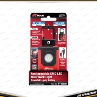 PK Tool 180-600 Lumen Rechargeable SMD LED Mini Work Light - Up to 4h Runtime