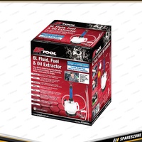 PK Tool 6L Fluid Fuel & Oil Extractor - Manual Pumping Heavy Duty VITON Seals