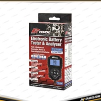 PK Tool 12/24V Electronic Automotive Battery Tester & Analyser - Strong ABS Body