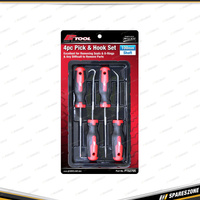 4 Pcs of PK Tool Pick & Hook Set - 100mm Shaft with Comfort Grip Handle