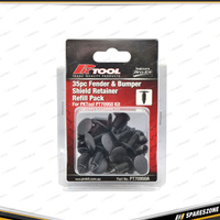 35 Pcs of PK Tool Trim Clips Refill Pack - Fender & Bumper Shield Retainer A15