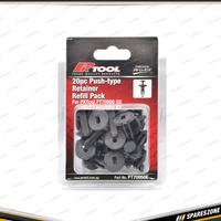 20 Pcs PK Tool Trim Clips Refill Pack - Push Type Retainer B138 to Suit PT70950