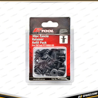 30 Pcs of PK Tool Trim Clips Refill Pack - Fascia Retainer C05 to Suit PT70950