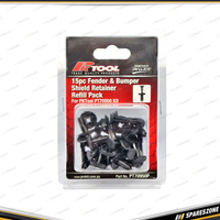 15 Pcs PK Tool Trim Clips Refill Pack Fender Bumper & Splash Shield Retainer B87