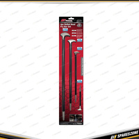 4 Pcs of PK Tool Rolled Head Pry Bar Set - Length 150mm 300mm 400mm 500mm