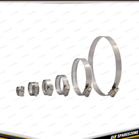 10 Pcs of PK Tool Hose Clamps - Fits Hoses 6-13mm with 8mm Stainless Steel Band