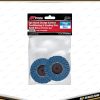 2 Pcs of PK Tool Roll Lock Style Sanding Disc Refil Pack - Flap Disc
