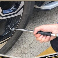 Pro-Tyre 260mm Long Reach Tyre Inflator Nozzle - With Angled Double Ended Chuck