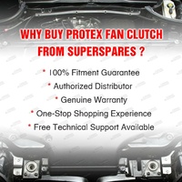 1 Pc Protex Fan Clutch for Nissan 300ZX Z32 Navara D21 D22 Pathfinder YD21