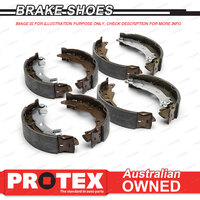 Front + Rear Protex Brake Shoes for FORD Trader WT87 WT88 WV09 WV10 Cab 89-92