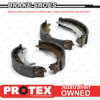 4 Rear Protex Brake Shoes for CHEVROLET C20 C2500 C1500 C2500 2WD 4WD 13" rear