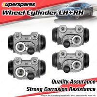 4 LH+RH Front Wheel Cylinders for Isuzu NPS45-155 NPS75-155 5.2L 15-On With ABS