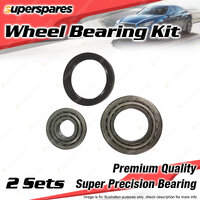 2x Front Wheel Bearing Kit for Toyota Crown MS53 MS55 MS57 MS63 MS65 MS75