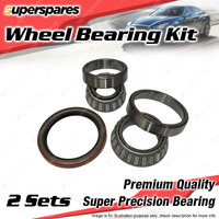 2x Front Wheel Bearing Kit for Ford F100 4.1L 4.9L 1974-1985 Disc/Drum brakes