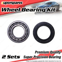 2x Rear Wheel Bearing Kit for Nissan Skyline R31 3.0L I6 SOHC 114KW 86-90