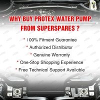 1 Pc Protex Blue Water Pump for Citroen BX 1.9L SOHC DKZ DFW 3/1987-12/1994