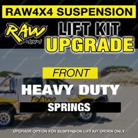 Upgrade Option - Front Heavy Duty Rating Springs - Purchase with Lift Kit