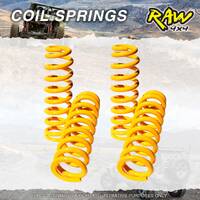 F + R 40mm Lift RAW 4x4 Coil Springs for Nissan Patrol GU Y61 Series I II III