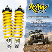 RAW 4X4 40mm Lift Nitro Max Linear Complete Strut for Nissan Navara D40 Dual Cab
