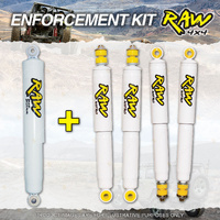 Raw 4x4 Nitro Shocks + Steering Damper for NISSAN PATROL GQ Y60 02/1988-1999