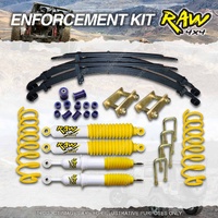 Raw 4x4 40mm Lift Kit Nitro Max Shocks Coil Leaf for Mitsubishi Triton MV 24-On