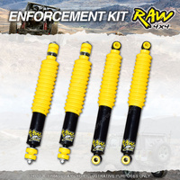 F + R 50mm RAW 4x4 Nitro Max Shock Absorbers for Toyota Landcruiser VDJ76