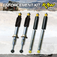 F + R 50mm RAW 4x4 Predator Shock Absorbers for Toyota Fortuner GUN156R