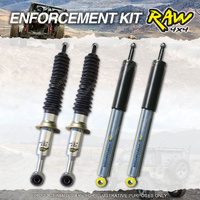 Front + Rear 50mm RAW 4x4 Predator Shocks for Toyota Landcruiser UJR UZJ VDJ 200