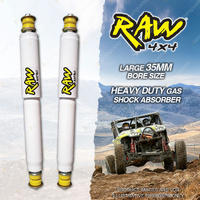 2 x Front 50mm Lift RAW 4x4 Nitro Shock Absorbers for Range Rover Series I II 